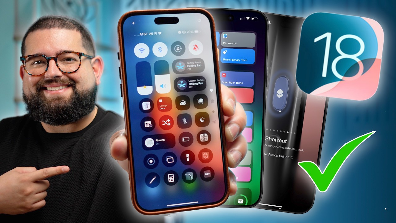 Best iOS 18 Productivity Setup for iPhone 16 - Control Center, Home Screen, and More!