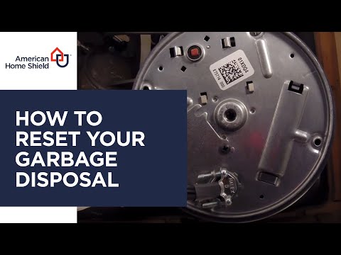 Garbage Disposal Repair - How To Reset Your Garbage Disposal With A Reset Button