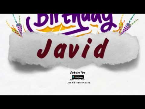 Happy Birthday Javid