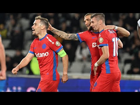 REZUMAT | U Cluj - FCSB 0-2. S-a întors Olaru, "dublă" pentru căpitanul de la FCSB