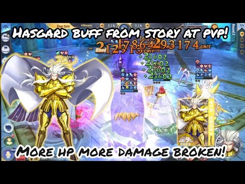 Saint Seiya: Awakening (KOTZ) - Hasgard After Story Legend Book at PvP! Higher HP = Higher Damage!