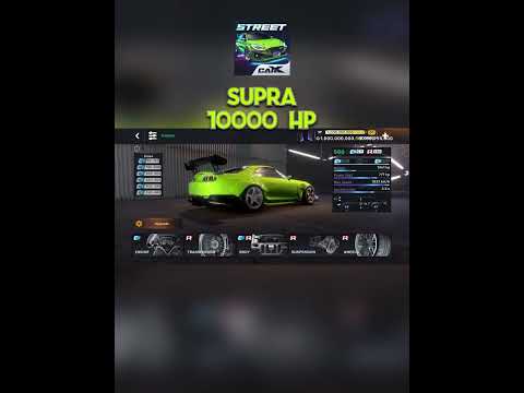 SUPRA 10000 HP INFINITE SPEED CARX STREET #carXandroid #carxstreet #money hack