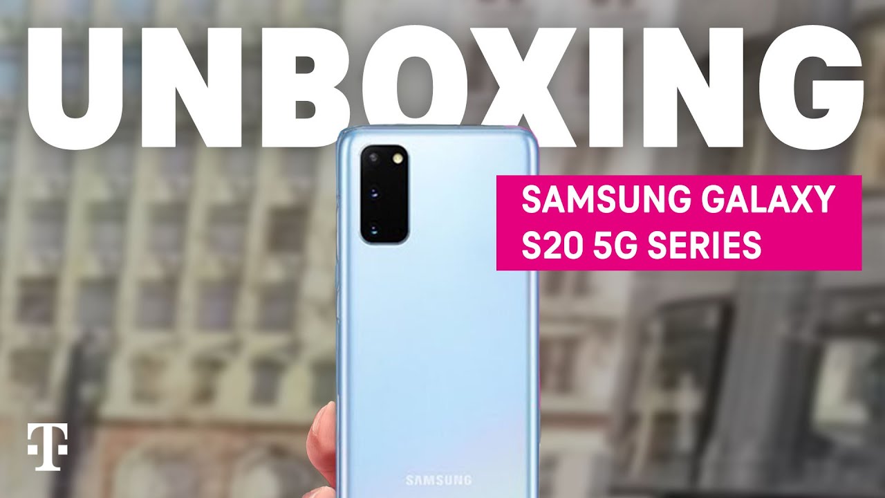 Samsung Galaxy S20 5G, S20+ 5G, S20 Ultra 5G Live Unboxing with Des | T-Mobile