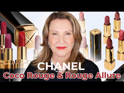 NEW Chanel Rouge Coco Lipsticks & Rouge Allure Velvet Lipsticks | Swatches