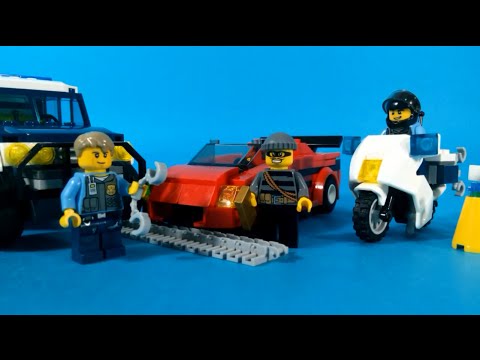 Vidéo LEGO City 60007 : La course poursuite de la police spéciale