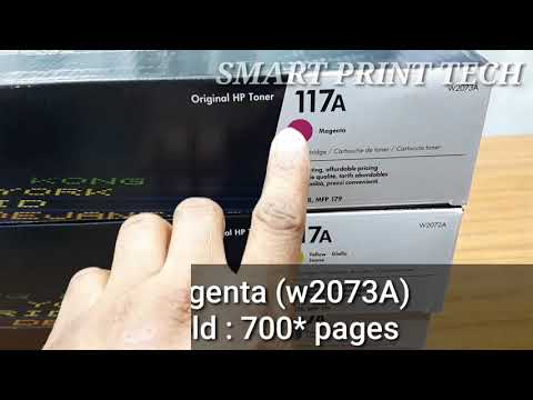 Hewlett Packard (HP) HP 117A Juodas Original lazerinis Toneris Cartridge, 1000 pages, for HP Color lazerinis 150, 178, 179 video