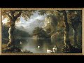 Luxury TV Screen In Gold Classical Painting Frame Elegant TV Wallpaper Inspiration