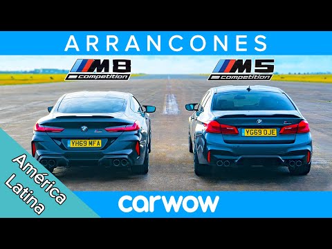 BMW M8 vs M5 – ARRANCONES, CARRERA EN MOV. Y PRUEBA DE FRENADO