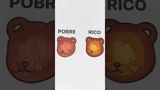 Pobre Vs Rico #colorir #art #papelaria  #desenho
