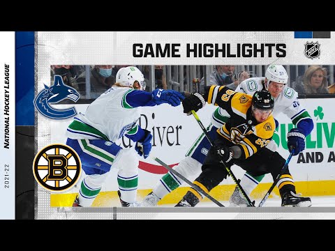 Canucks @ Bruins 11/28/21 | NHL Highlights