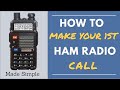 Making Your First Ham Radio Call