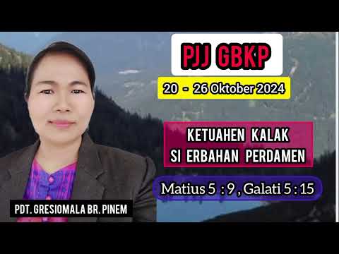 PJJ GBKP TGL  20 - 26 OKTOBER 2024