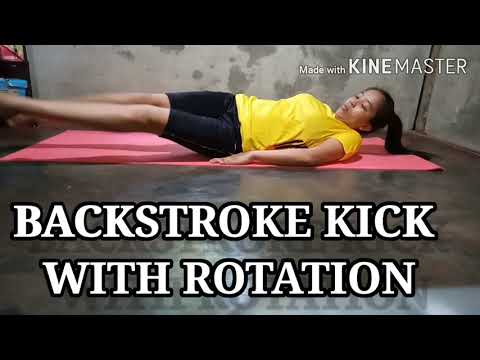 SWIMMING BACKSTROKE SIMULATION WORKOUT