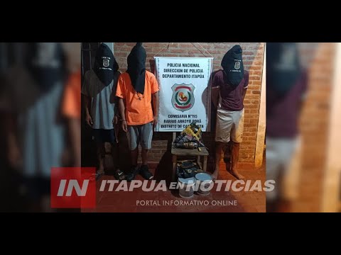 TRES HOMBRES APREHENDIDOS SOSPECHOSOS DE HABER HURTADO HERRAMIENTAS EN CAMBYRETÁ
