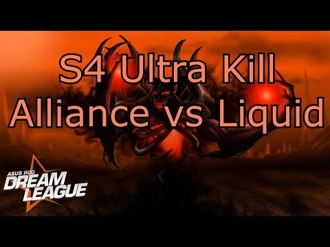 S4 Shadow Fiend Ultra Kill vs Liquid @ DreamLeague Dota 2