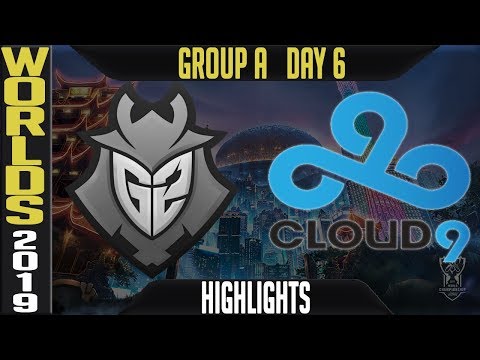 G2 vs C9 Highlights Game 2 | S9 Worlds 2019 Group A Day 6 | G2 Esports vs Cloud9