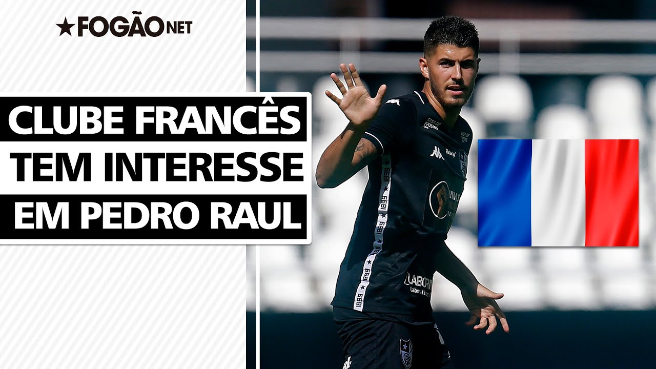 Pedro Raul recebe sondagem de clube francês; Botafogo tem 70% dos direitos econômicos