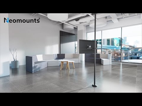 Neomounts FL40-450BL11 Stangenhalterung video preview