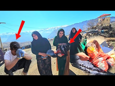 Zolikha's Village Life: Sick Goat Crisis & Mountain Herding 🐑🏔️ | Persian Nomadic Vlog