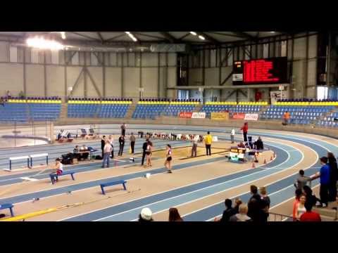 LBFA CS 2014 - 60m cad H finale : Hugo Schram (7"55) et Matthieu Davies (7"74)