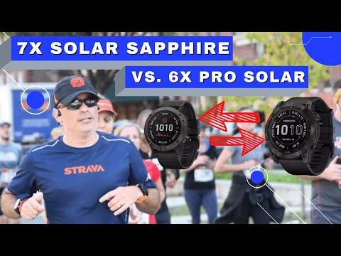 Garmin Fenix 7X Solar Sapphire vs 6X Pro Solar