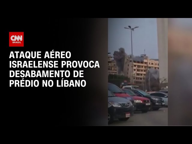 Ataque aéreo israelense provoca desabamento de prédio no Líbano; veja | CNN BRASIL