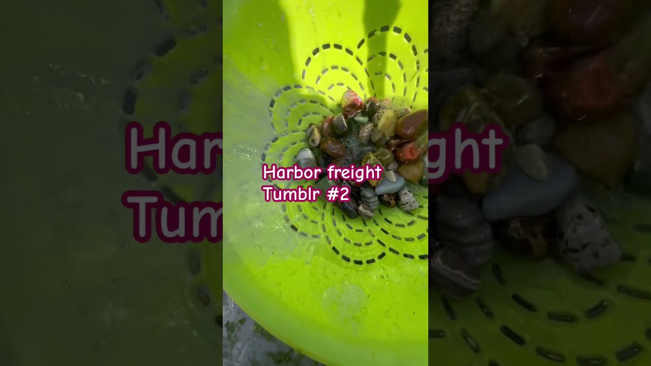 Harbor freight Tumblr #2 going from grit 2 to grit 3