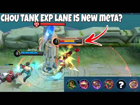 CHOU TANK BUILD EXP LANE | Mobile Legends: Bang Bang