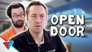 Clever way to stop people stealing - Open Door