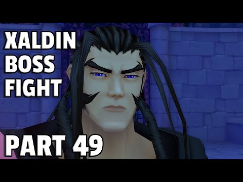 XALDIN BOSS FIGHT - BEAST'S CASTLE (2ND VISIT) - KINGDOM HEARTS 2 Walkthrough Gameplay - Part 49