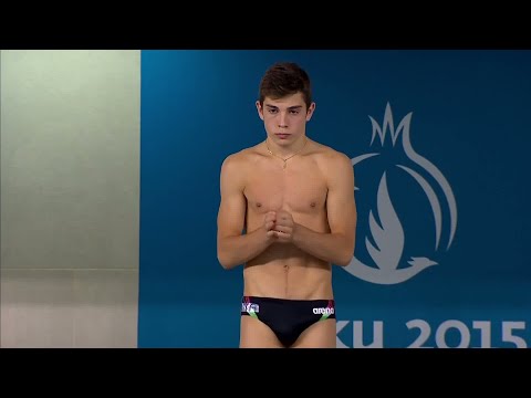 Vladimir BARBU - 2015 European Games, Baku (AZE) - Men 10m Finals Dives 1-2