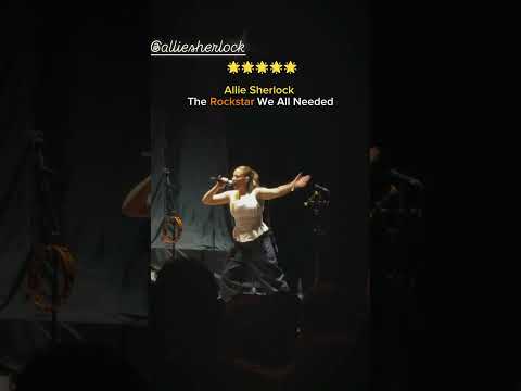 Allie Sherlock Owning the Stage Like a Rockstar #alliesherlock #dublin #irish