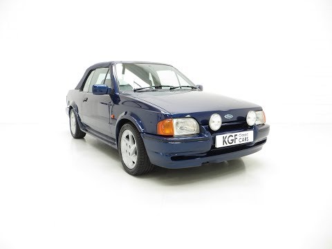 The Special Edition Ford Escort XR3i Cabriolet, Enthusiast Owned from New - SOLD!