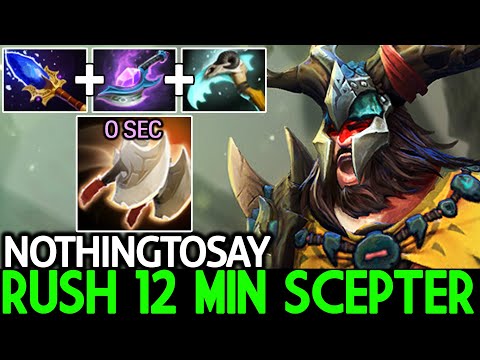 NOTHINGTOSAY [Beastmaster] Rush 12 Min Scepter Nonstop Spam Axe Dota 2