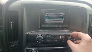 How to Factory Reset the Display – Chevy Silverado (2014–2018)
