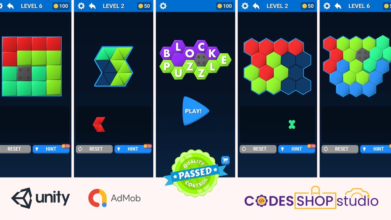 Hexa Block - four in one