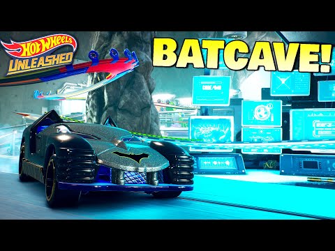 Racing Hot Wheels in the BATCAVE in the New Batman Expansion!