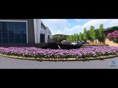 3D walkthrough of exterior Using Lumion 6.5 Pro.