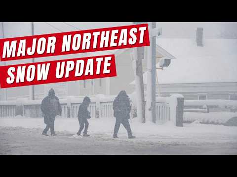 Brewing Nor'easter To Slam The Northeast, Unleashing Significant Snow To I-95 Corridor