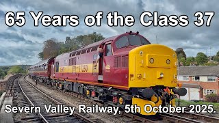 65 Years of the Class 37, Severn Valley Railway Autumn Diesel Bash 2025 - Sunday 5th October 2025.