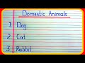 10 Domestic Animals Name In English Domestic Animals Domestic Animals Name Pet Animals
