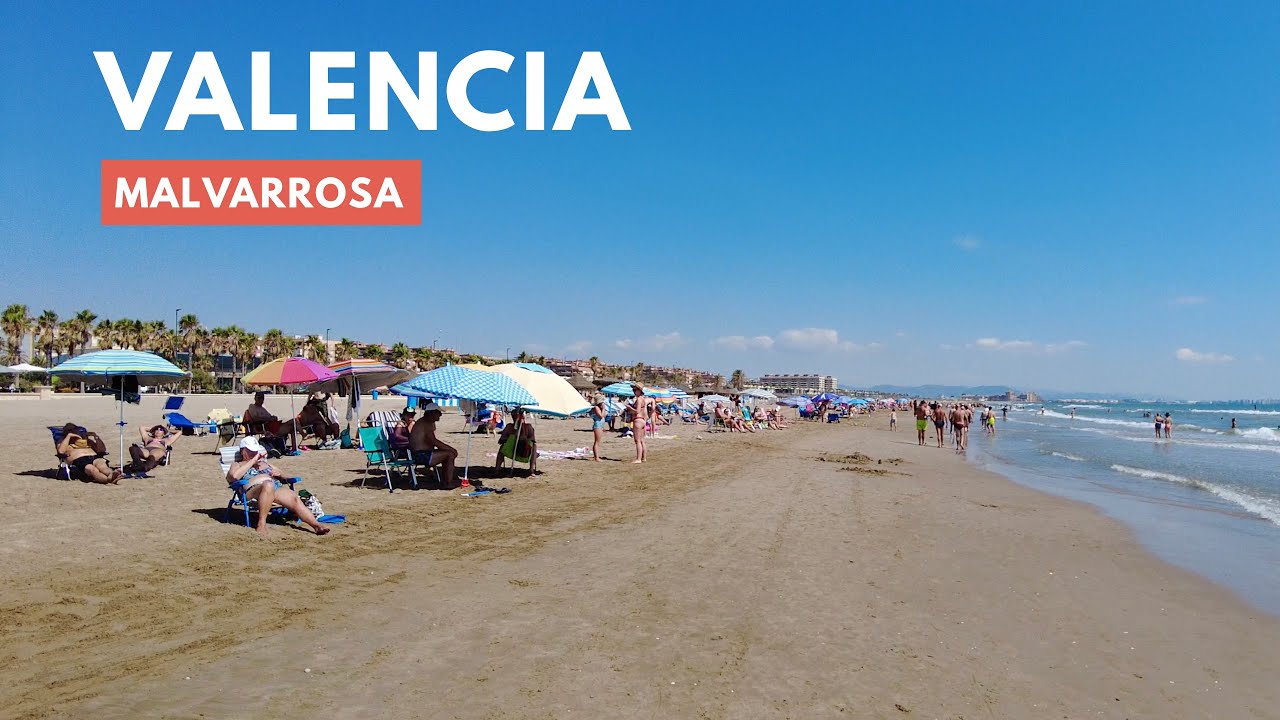 Valencia Beach Walk 2023 - Malvarrosa / SPAIN