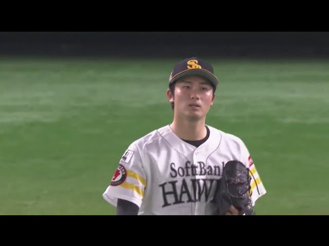 【8回表】ホークス・高橋純 2年ぶりの1軍マウンドで奪三振!! 2019/5/1 H-E