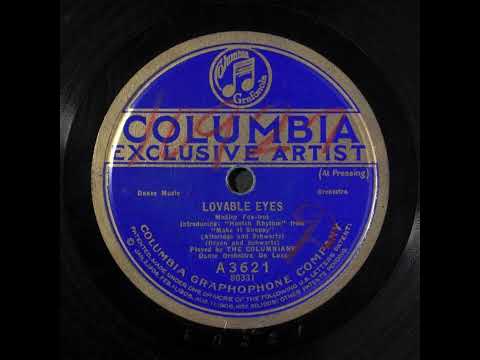 Lovable Eyes - Columbians Dance Orchestra De Luxe