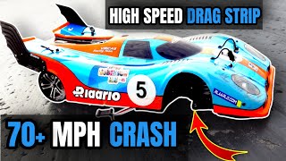 Testing the top speed of the RLAARLO AK-917 at the Drag Strip in Malta