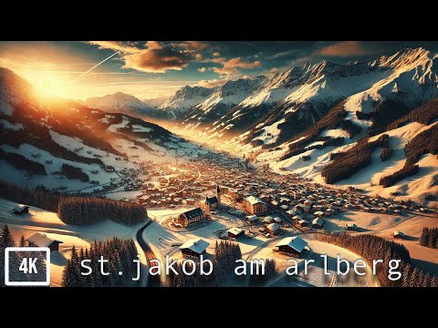 St. Jakob am Arlberg, Austria 🇦🇹 | A Serene Alpine Paradise from Above