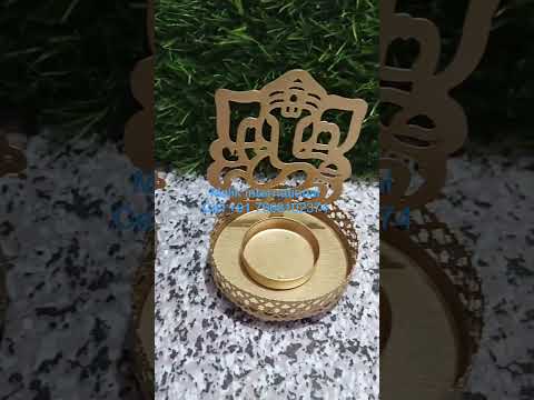 Table top round diwali metal shadow diya for decorative, for...