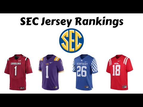 SEC Jerseys ranked