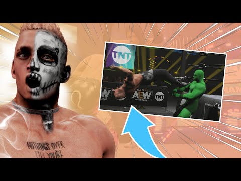 AEW Video Game Footage But In WWE 2K19...