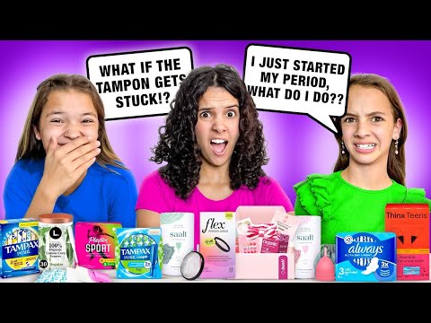 TEEN vs TWEEN SiSTERS [PERiOD TALK] *Answering Your MOST EMBARRASSiNG PERiOD Questions!!*